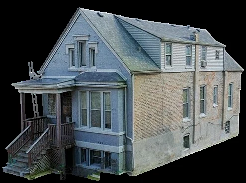 Modèle 3D texturé d’un bâtiment